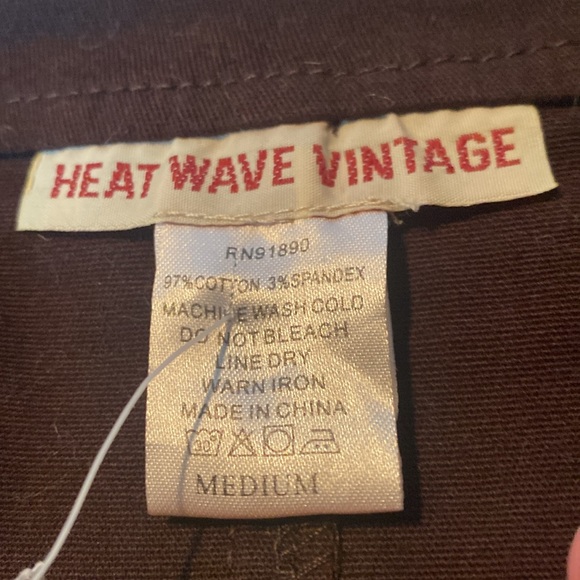 NWT & Vintage Heat Wave Chocolate Brown Jacket - Picture 5 of 8